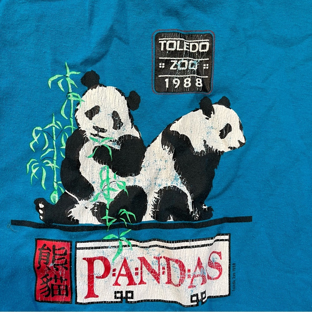 Vintage panda shirt Toledo zoo - Picture 2 of 4